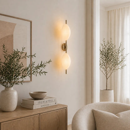 Orb Contemporary Glass Wall Sconce