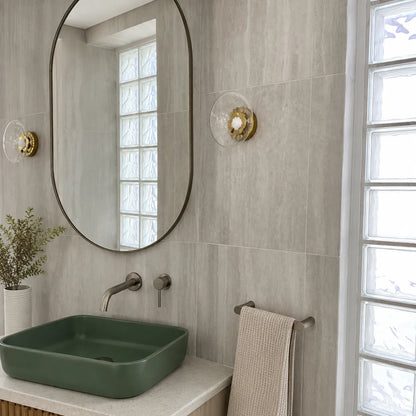 Orb Contemporary Glass Wall Sconce