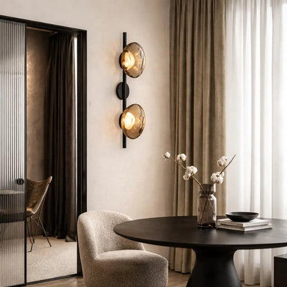 Orb Contemporary Glass Wall Sconce