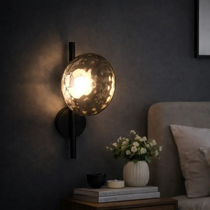 Orb Contemporary Glass Wall Sconce