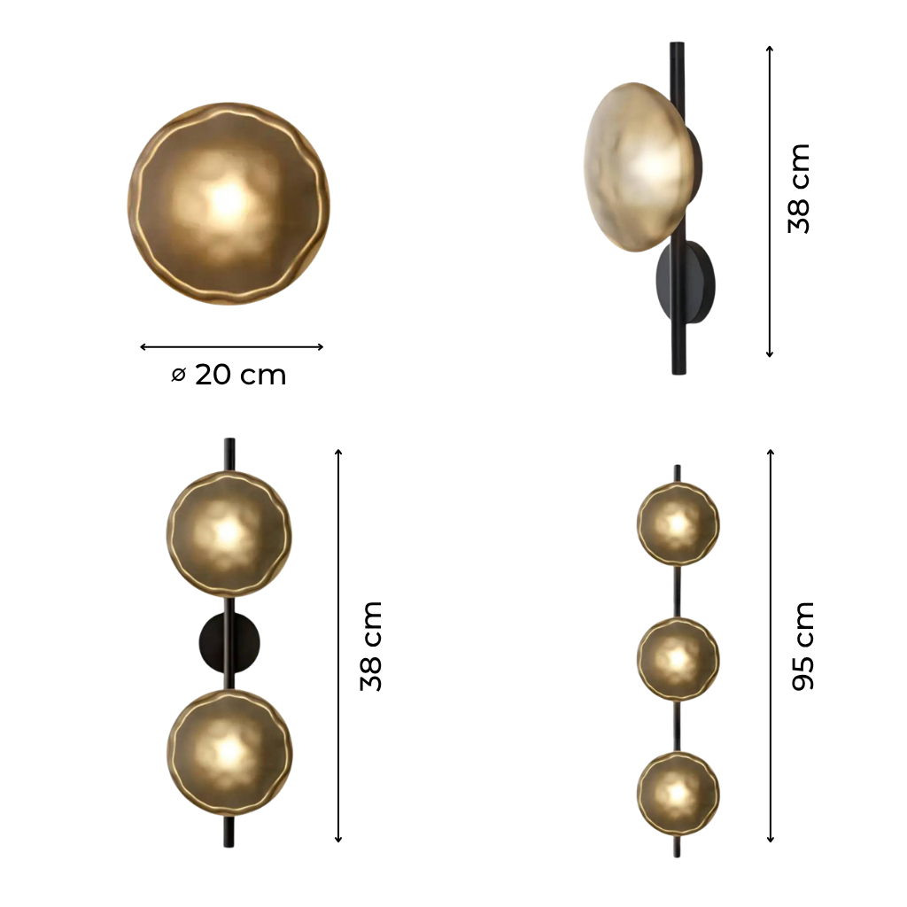 Orb Contemporary Glass Wall Sconce