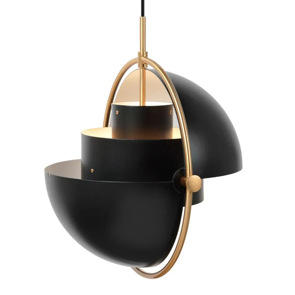 Brenna Modern Metal Saturn Orb Pendant Light