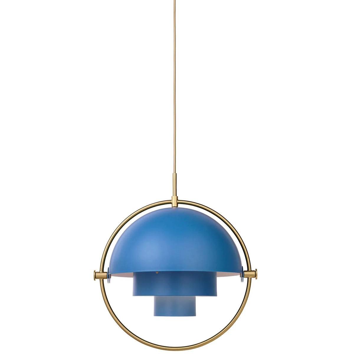 Brenna Modern Metal Saturn Orb Pendant Light