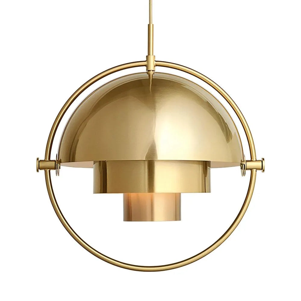 Brenna Modern Metal Saturn Orb Pendant Light