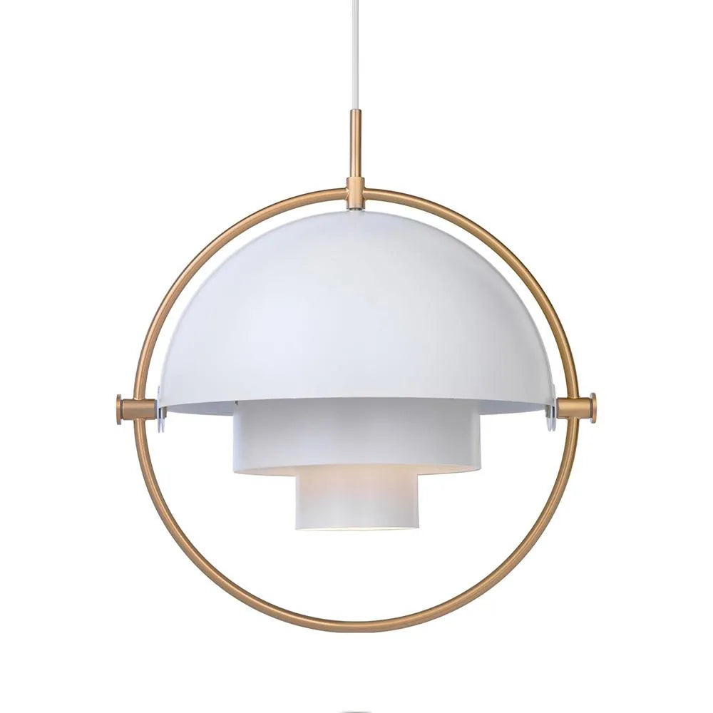 Brenna Modern Metal Saturn Orb Pendant Light