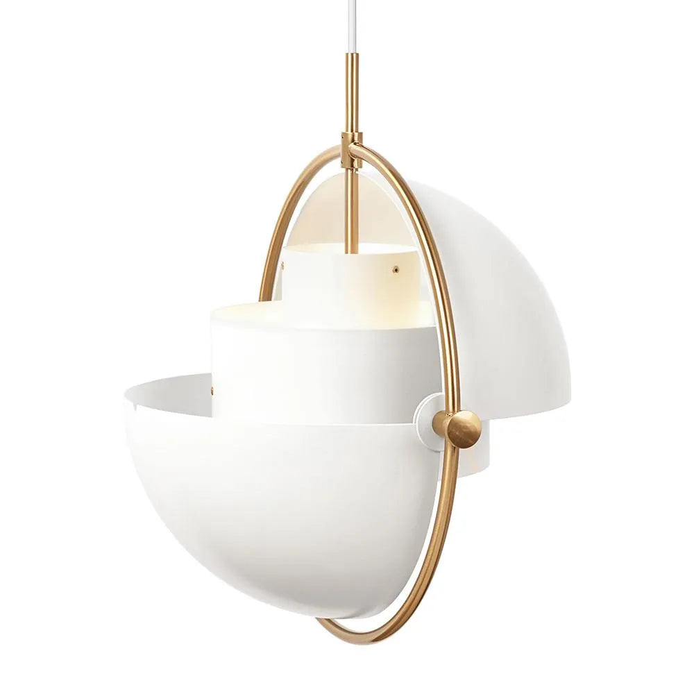 Brenna Modern Metal Saturn Orb Pendant Light