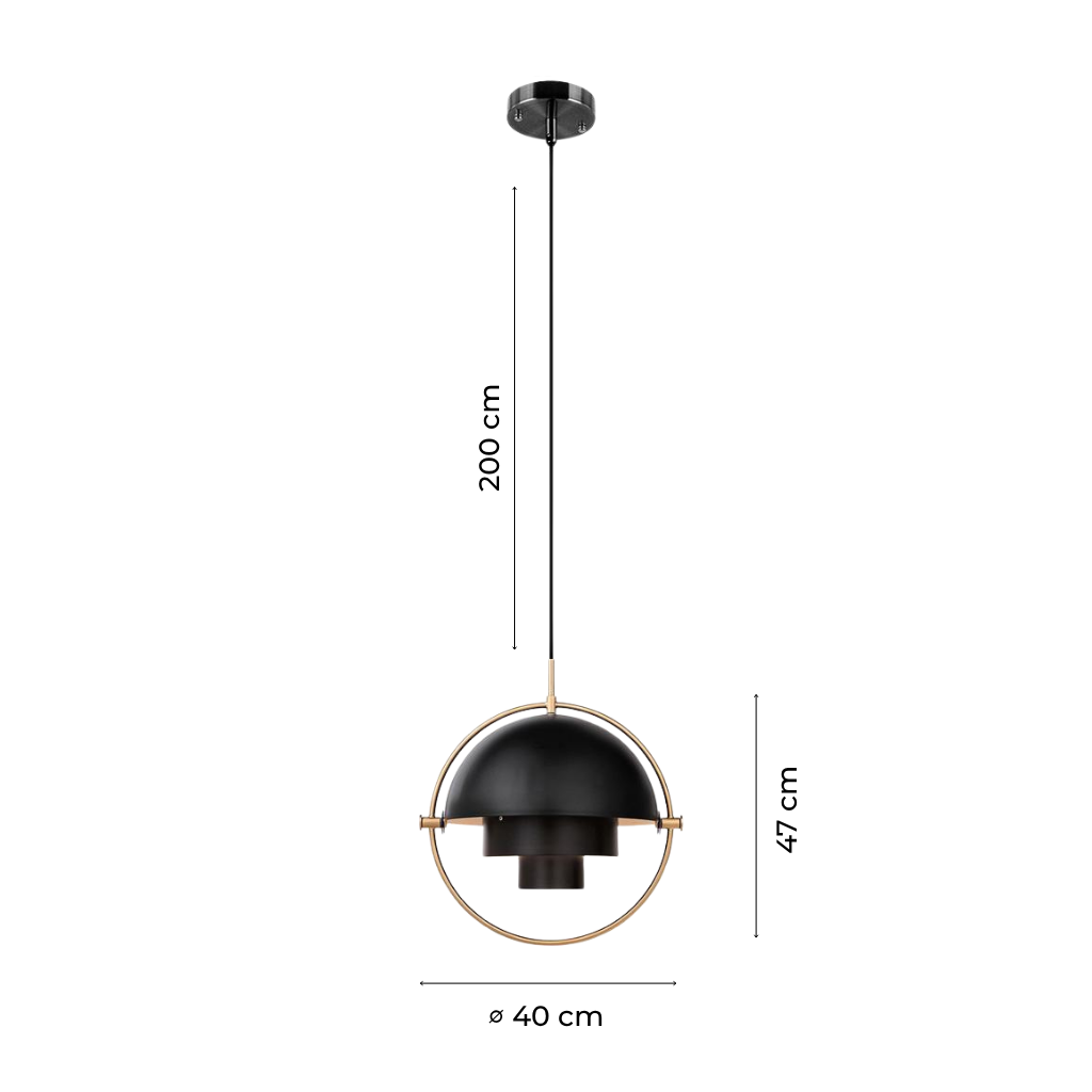 Modern Saturn Orb Pendant Lamp