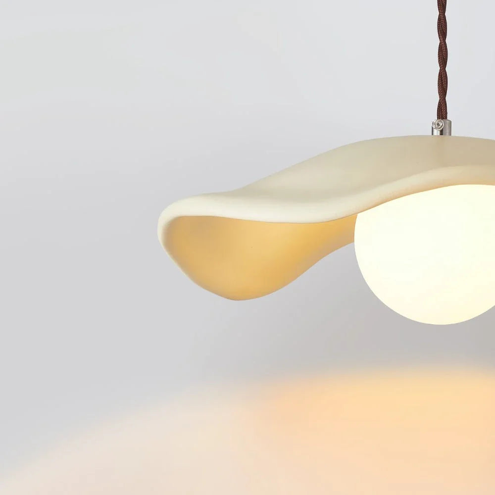 Dara Wabi-Sabi Sculptural Resin Pendant Light
