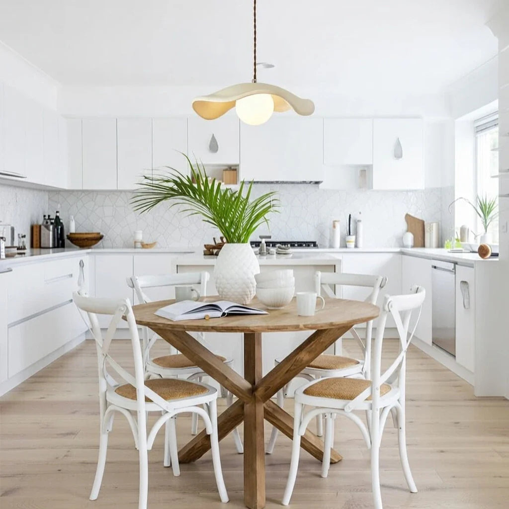 Dara Wabi-Sabi Sculptural Resin Pendant Light