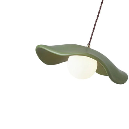 Organic Wabi-Sabi Resin Pendant Light