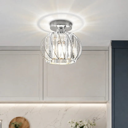 Orla Nordic Glass Flush Mount Ceiling Light