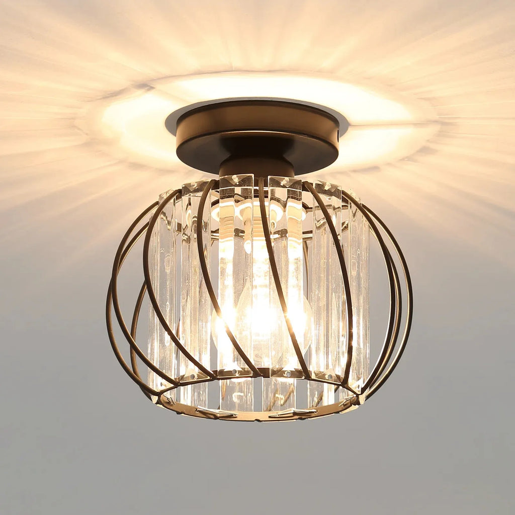 Orla Nordic Glass Flush Mount Ceiling Light