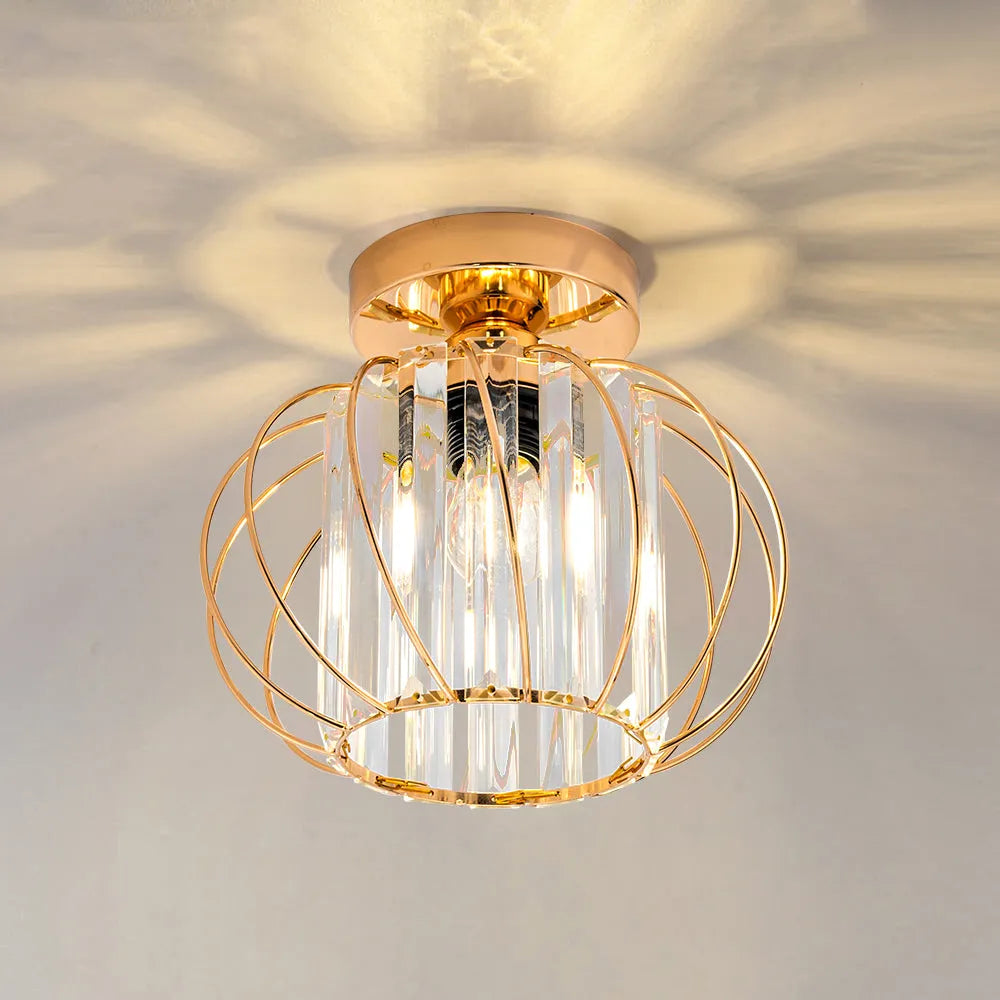 Orla Nordic Glass Flush Mount Ceiling Light