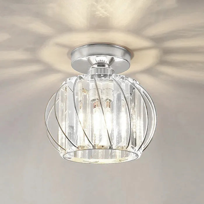 Orla Nordic Glass Flush Mount Ceiling Light