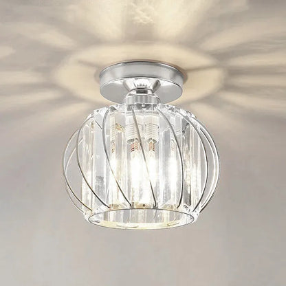 Orla Nordic Glass Flush Mount Ceiling Light