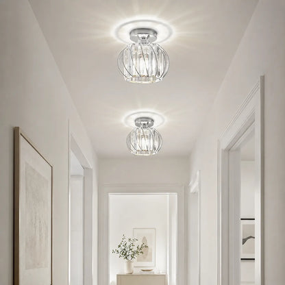 Orla Nordic Glass Flush Mount Ceiling Light