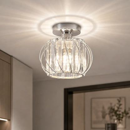 Orla Nordic Glass Flush Mount Ceiling Light