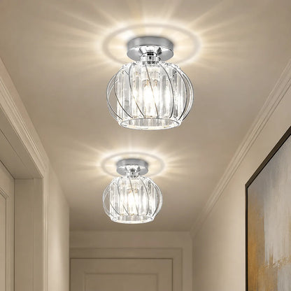 Orla Nordic Glass Flush Mount Ceiling Light