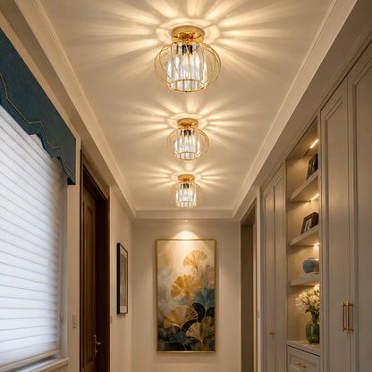 Orla Nordic Glass Flush Mount Ceiling Light