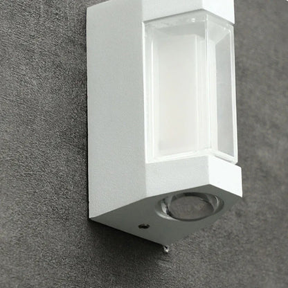 Outdoor Waterproof Acrylic Wall Light with Up and Down Glow