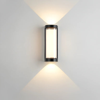 Outdoor Waterproof Acrylic Wall Light with Up and Down Glow