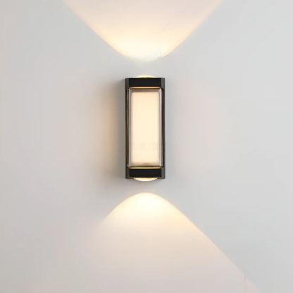 Outdoor Waterproof Acrylic Wall Light with Up and Down Glow
