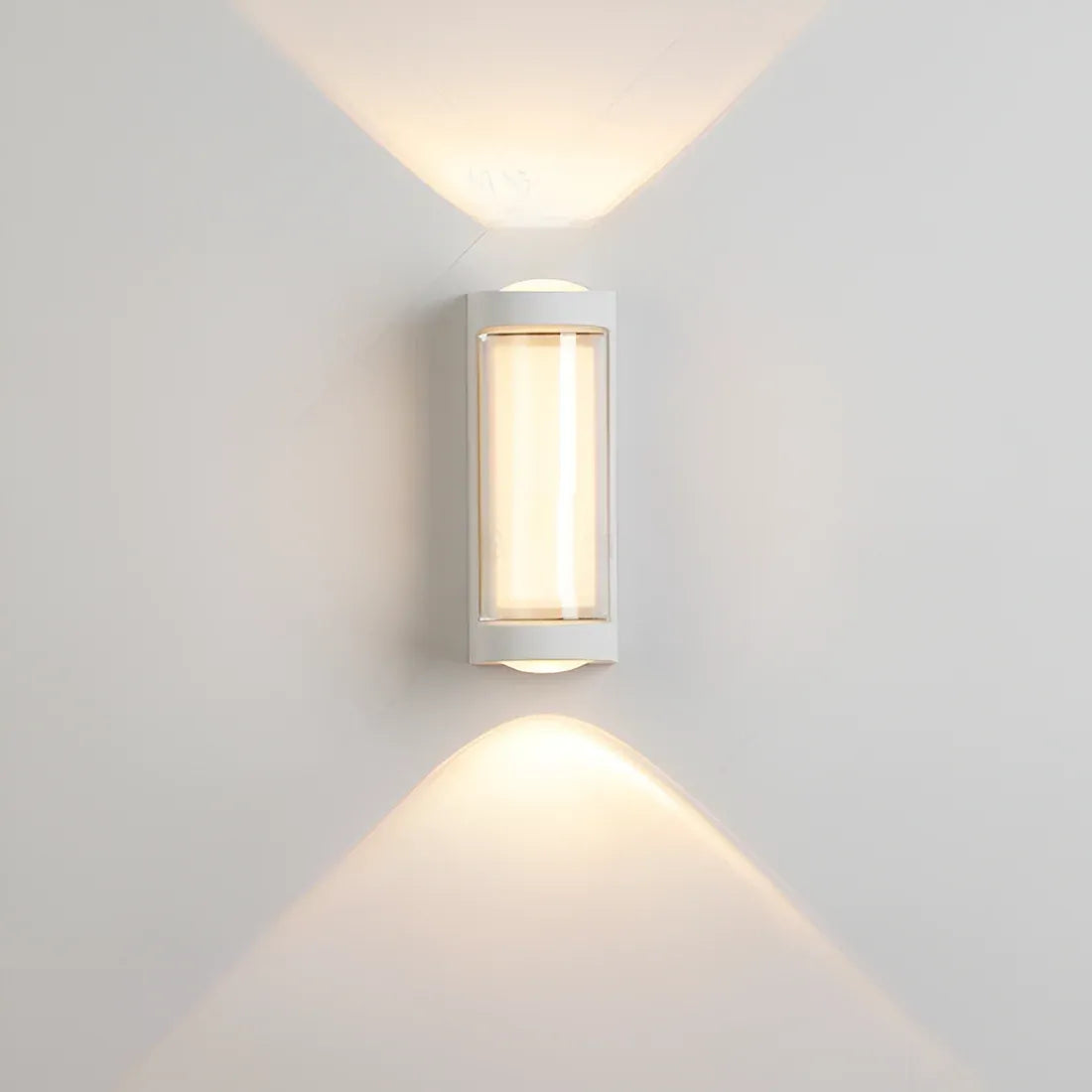 Outdoor Waterproof Acrylic Wall Light with Up and Down Glow