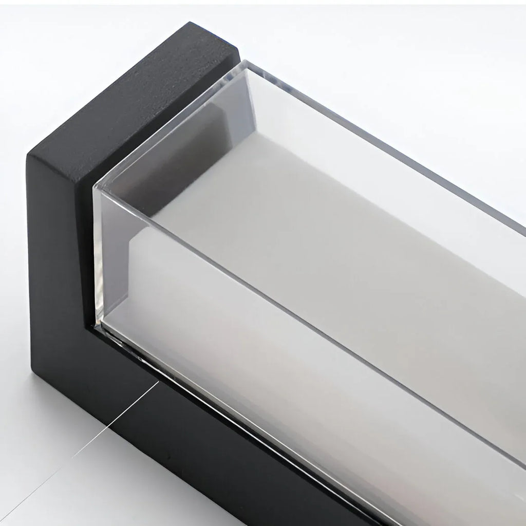 Oona Minimalist Frosted Acrylic Up & Down LED Outdoor Wall Light