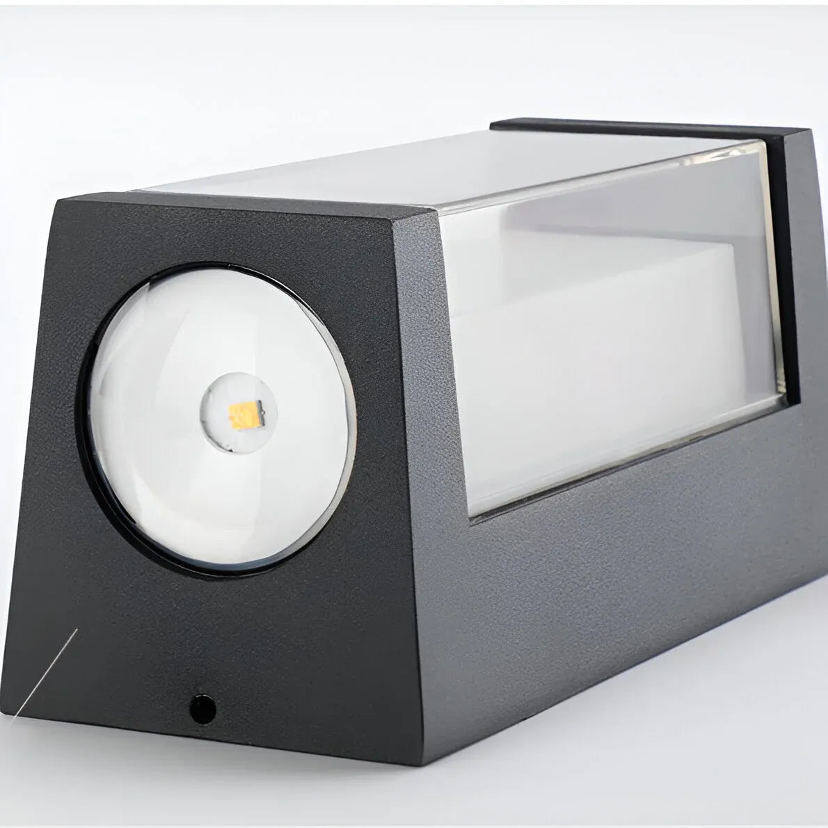 Oona Minimalist Frosted Acrylic Up & Down LED Outdoor Wall Light
