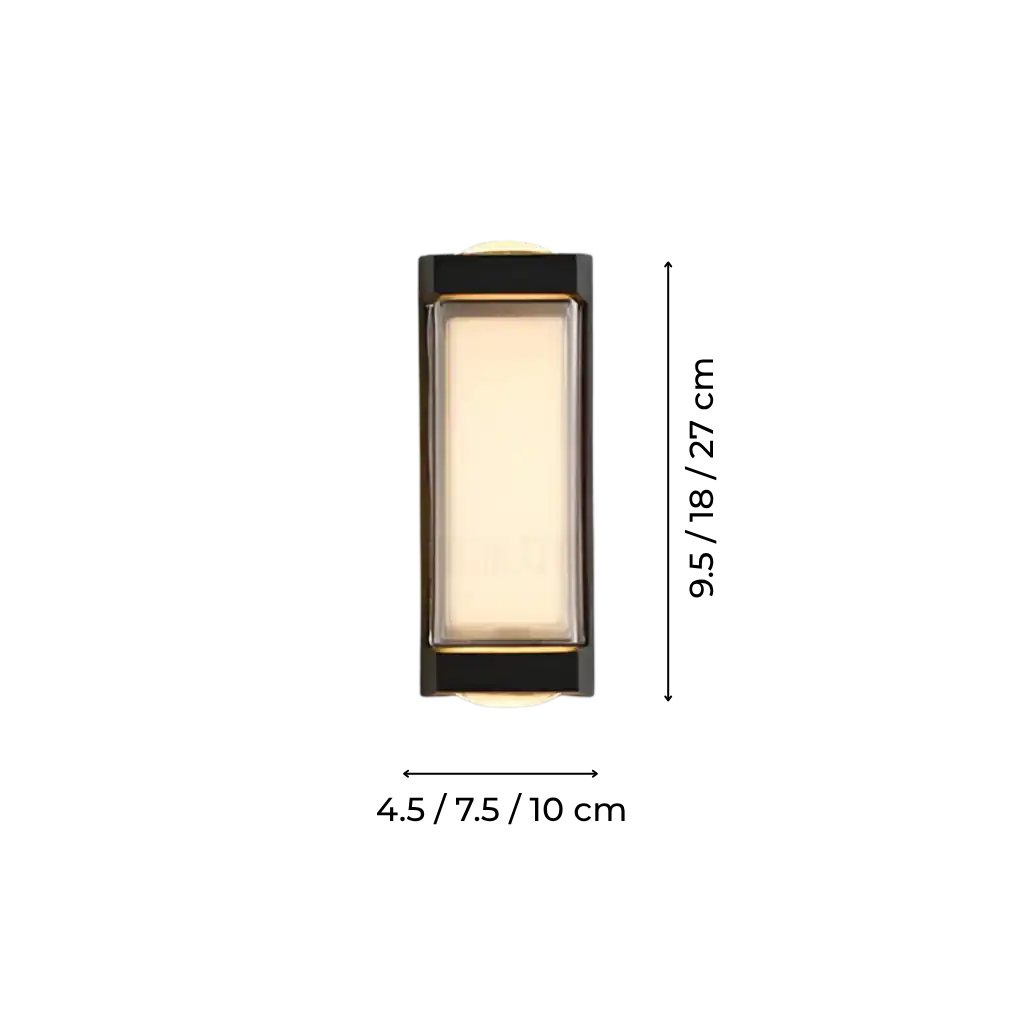 Oona Outdoor Waterproof Acrylic Wall Light