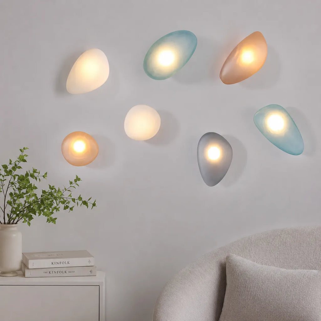 Wanda Nordic Stained Glass LED Wall Light