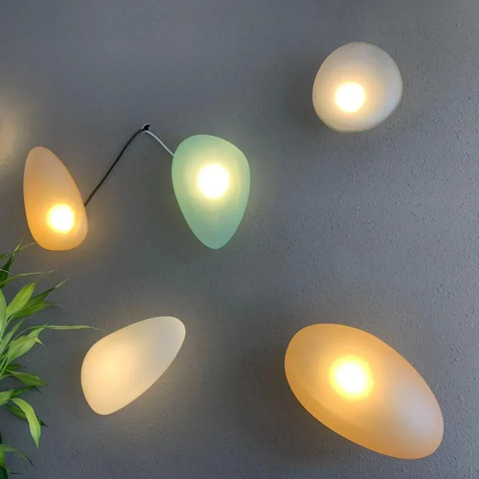 Wanda Nordic Stained Glass LED Wall Light
