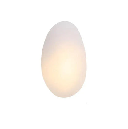 Pebble Glass Wall Light with Soft Ambient Glow