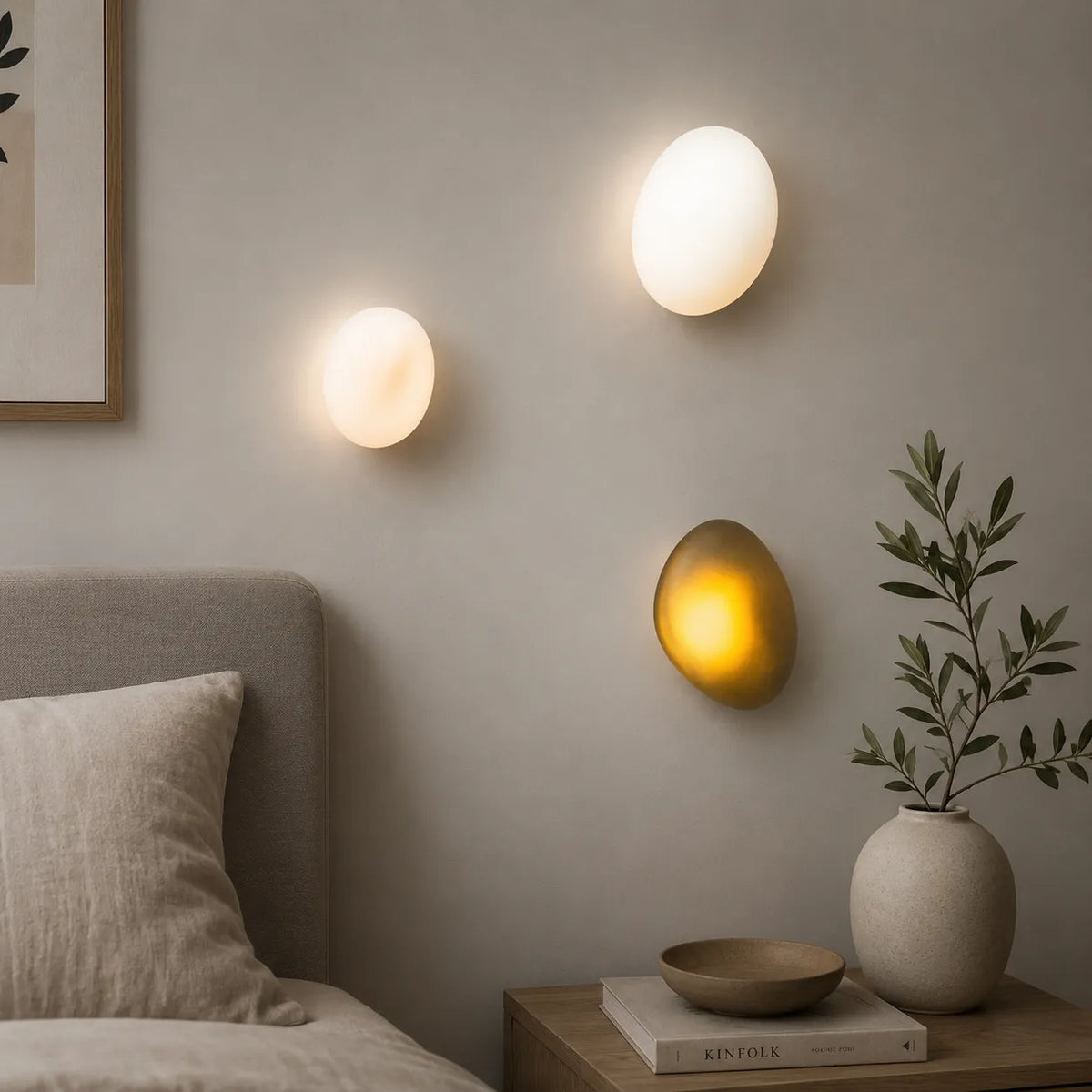 Wanda Nordic Stained Glass LED Wall Light