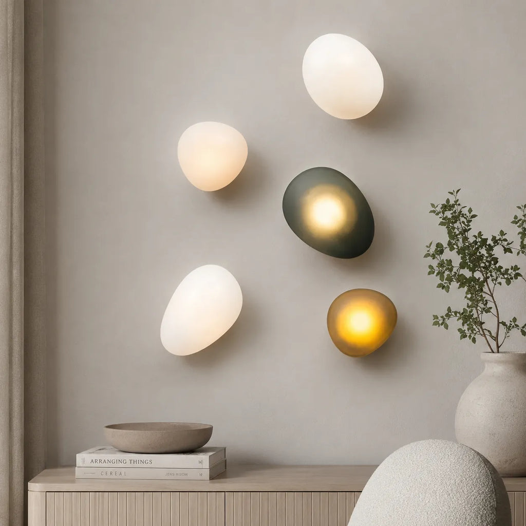Wanda Nordic Stained Glass LED Wall Light