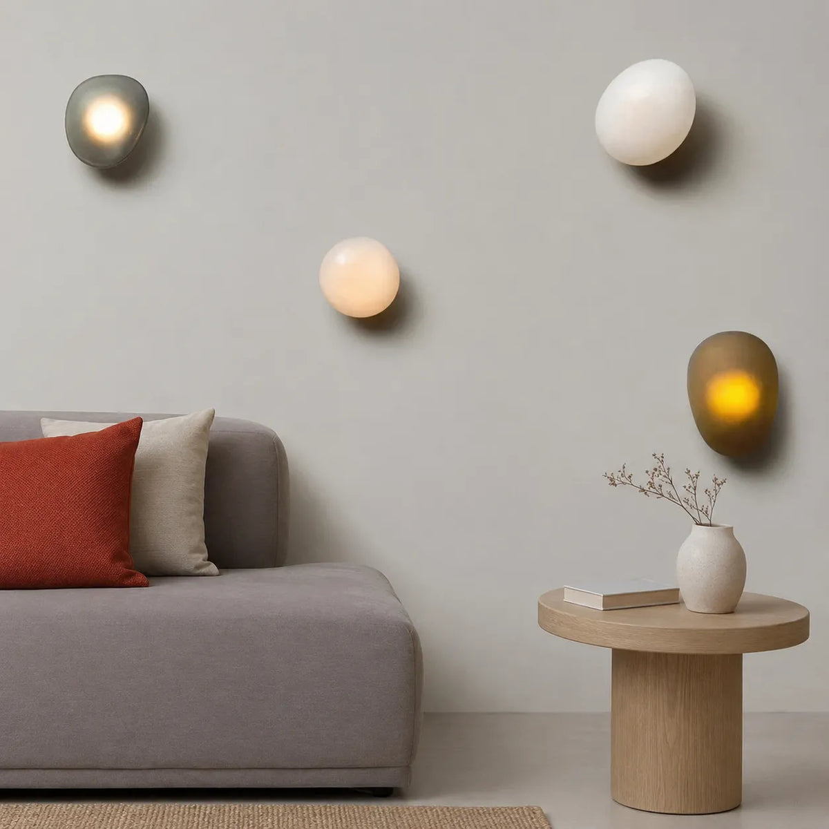 Wanda Nordic Stained Glass LED Wall Light