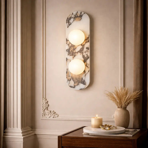 Perla Modern Marble Wall Sconce Light
