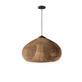 Dahlia Natural Woven Rattan Pendant Light