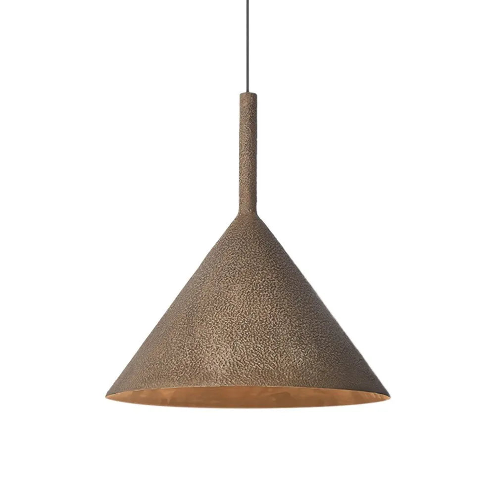 Imogen Retro Hand-Painted Metal Cone Pendant Light
