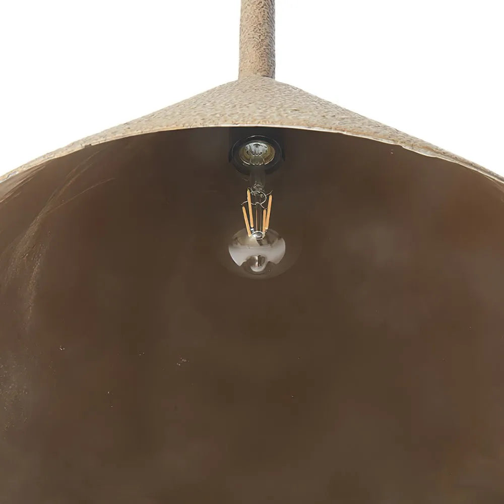 Imogen Retro Hand-Painted Metal Cone Pendant Light