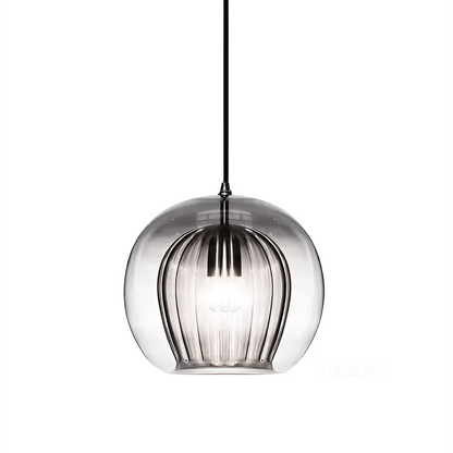 Avala Retro Glass Globe Pendant Light