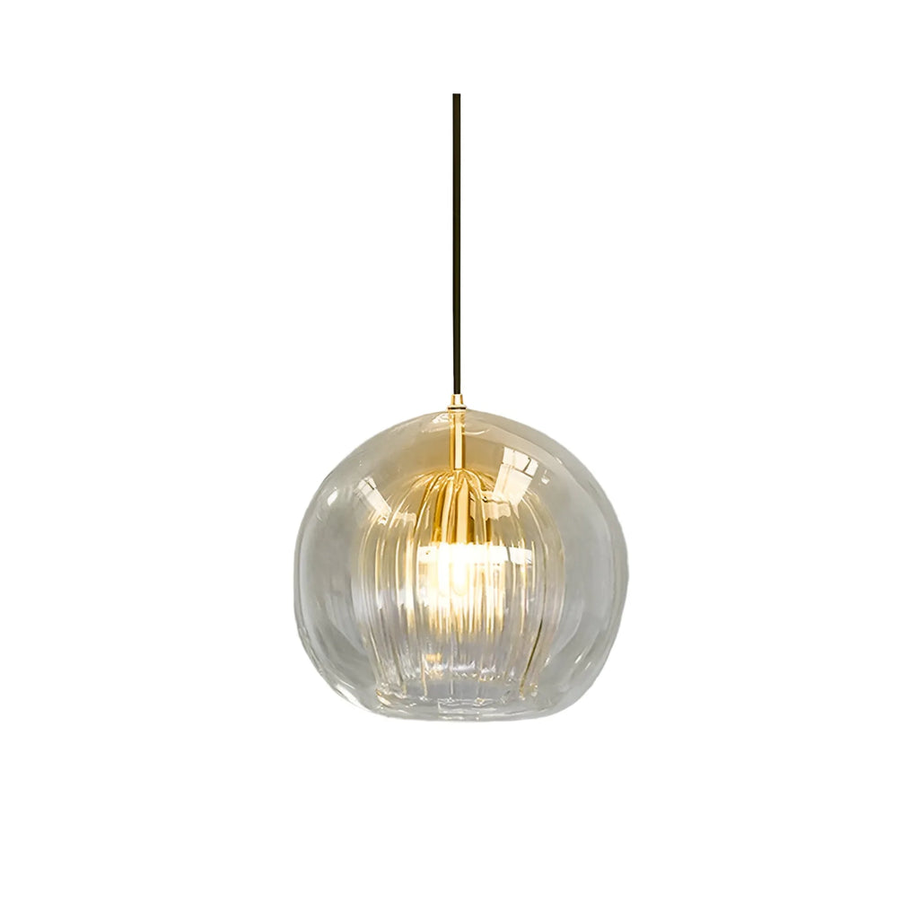 Avala Retro Glass Globe Pendant Light