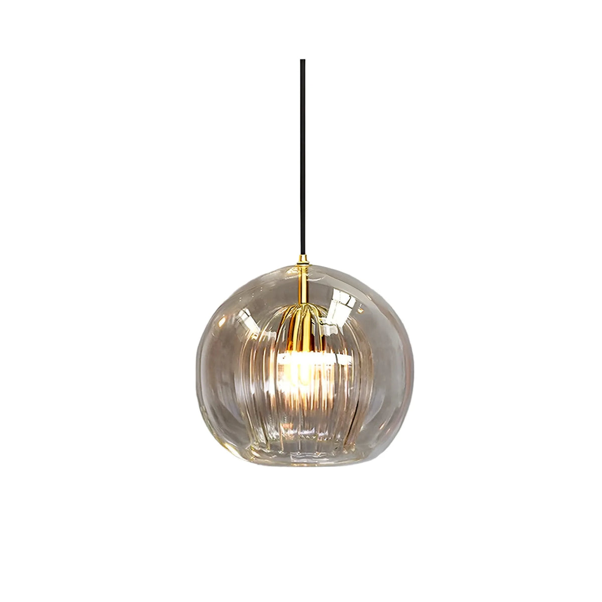 Avala Retro Glass Globe Pendant Light