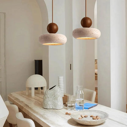 Avava Wabi-Sabi Travertine Pendant Light