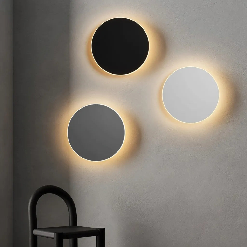 Ines Minimalist Round Aluminium LED Wall Light