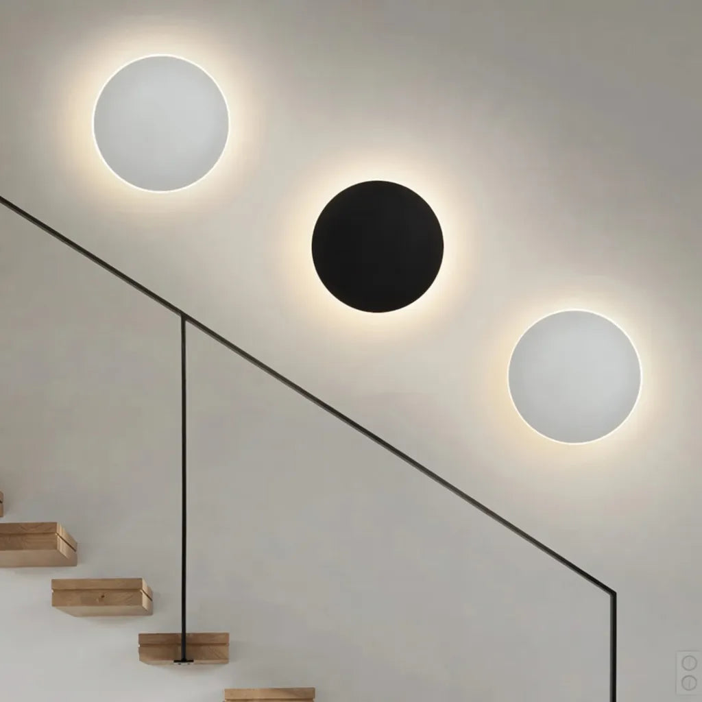 Ines Minimalist Round Aluminium LED Wall Light