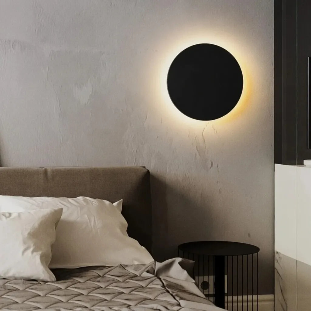 Ines Minimalist Round Aluminium LED Wall Light
