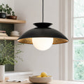 Joss Scandinavian Glass Globe Dome Pendant Light