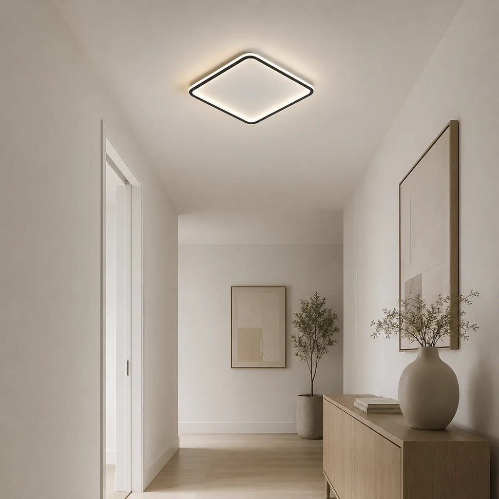 Ruben Scandinavian Square LED Flush Mount Ceiling Light
