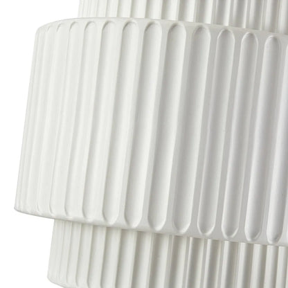 Scandinavian Tiered Fluted Pendant Light